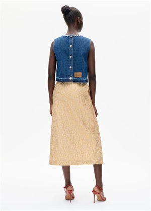 Medine top Dark Blue Denim Baum Und Pferdgarten 